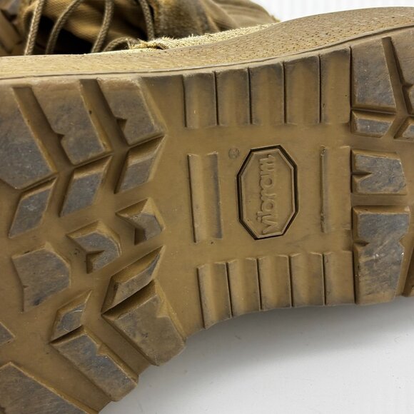 McRae Military Combat Boots Tan Suede Hot Weather Mens Army Size 12R Made In USA - Picture 9 of 12